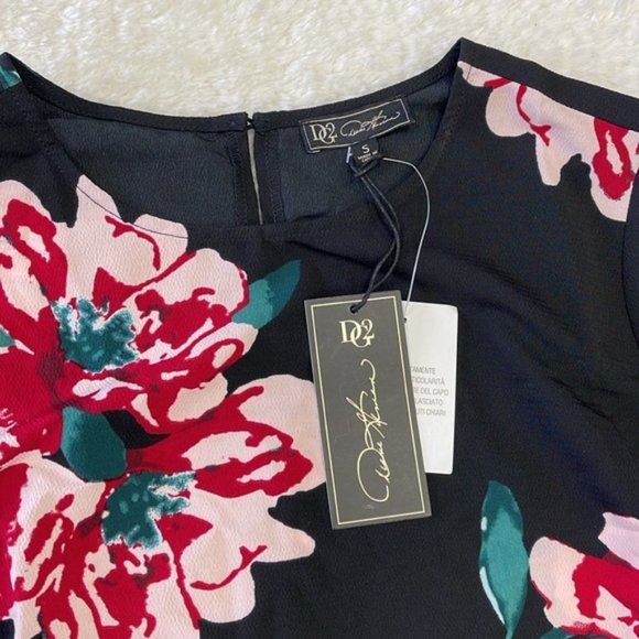 DG2 by Diane Gilman Floral-Print Cascade Tunic - Picture 5 of 8